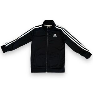 Adidas three strip zip up.